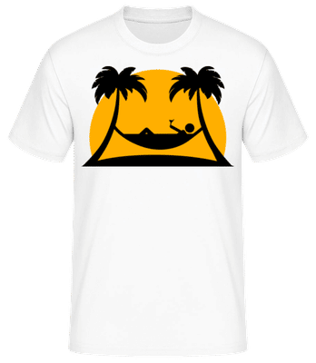 hamac de vacances - T-shirt standard Homme - Blanc - Devant