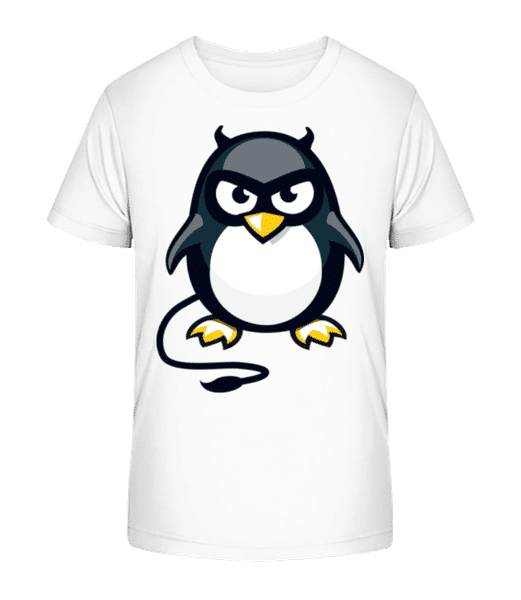 Aperçu: Devil Penguin - T-shirt bio Enfant Stanley Stella 2.0 - Blanc - Devant