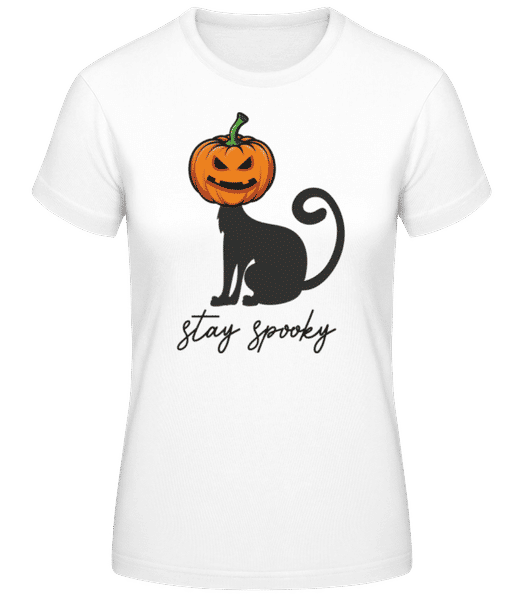 Aperçu: Stay Spooky - T-shirt standard Femme - Blanc - Devant