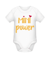 Mini Power · Body manches courtes bio