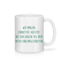 Entfaltungsmöglichkeiten - Tasse - Weiß - Vorne