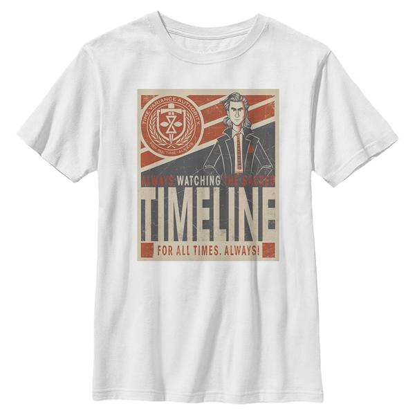Aperçu: Marvel - Loki - TVA Always Watching - Enfant T-shirt - Blanc - Devant