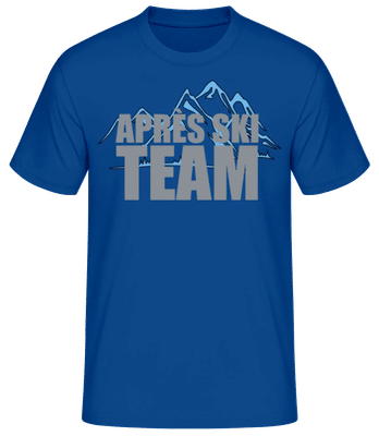 Team Après Ski - Men's Basic T-Shirt - Royal blue - Front