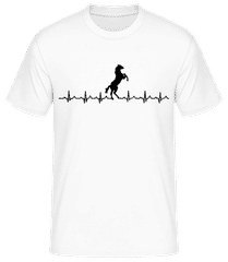 Horse Heartbeat · Camiseta para hombre B&C