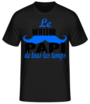 Le Meilleur Papi - T-shirt homme B&C - Noir - Devant