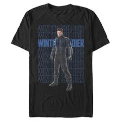 Marvel - The Falcon and the Winter Soldier - Winter Soldier Repeating - Men's T-Shirt