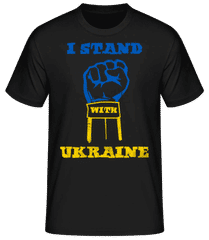 I Stand With Ukraine · Men's Basic T-Shirt