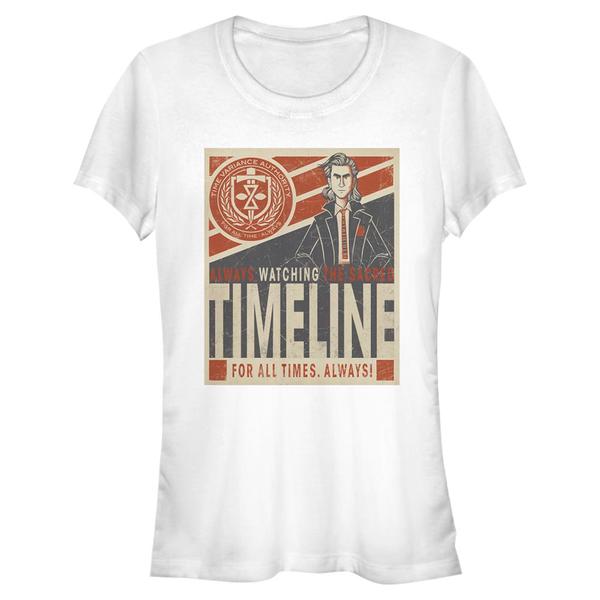 Aperçu: Marvel - Loki - TVA Always Watching - Femme T-shirt - Blanc - Devant