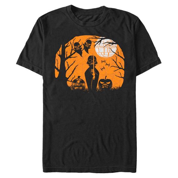 Aperçu: Star Wars - Darth Vader Darth Spooky - Halloween - Homme T-shirt - Noir - Devant