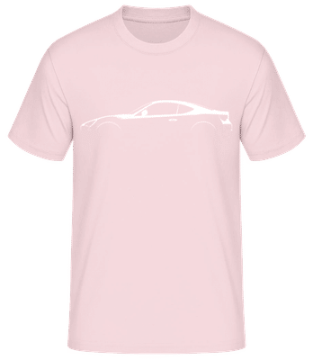 'Toyota 86 ZN6' Silhouette - Pánské basic tričko - Růžová - Napřed