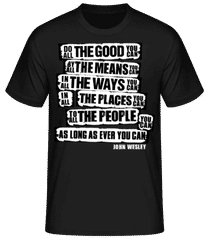 John Wesley Quotes · Camiseta básica para hombre