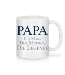 Papa Die Legende Dunkelblau · Tasse