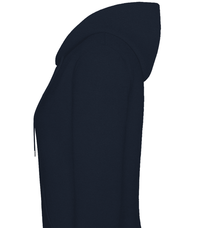 Vorschau:  Frauen Bio Hoodie mit seitlichen Taschen - Marine - Links