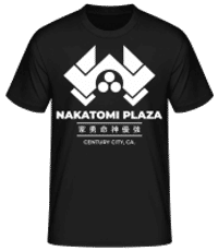 Nakatomi Plaza - Men's Basic T-Shirt - Black - Front