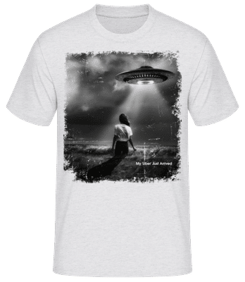 My 'Uber' Just Arrived - T-shirt standard Homme - Gris chiné - Devant