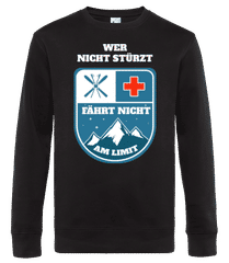 Skifahren Wer Nicht Stürzt Limit · Männer Standard Pullover
