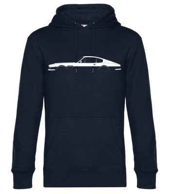 'Aston Martin DBS' Silhouette - Men’s Standard Hoodie - Navy - Front