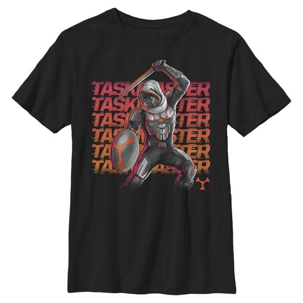 Marvel - Taskmaster Neon - Enfant T-shirt - Noir - Devant