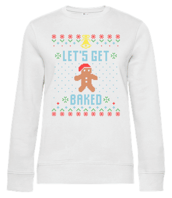 Lets Get Baked - Women's standard sweatshirt - White - Front
