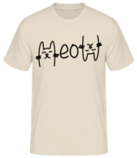 Meow 2 - T-shirt standard Homme - Crème - Devant