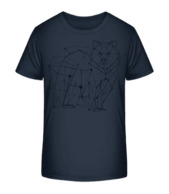 Polygon Bär - Kinder Bio T-Shirt Stanley Stella 2.0 - Marine - Vorne