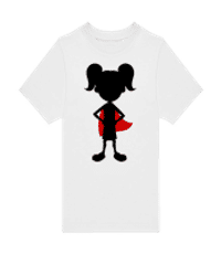 superhrdina Sister - Pánske tričko B&C - Biela - Predné