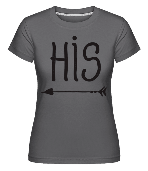 Aperçu: His -  T-shirt Shirtinator femme - Anthracite - Devant