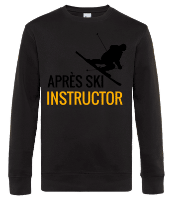 Après Ski Instructor - Men's standard sweatshirt - Black - Front