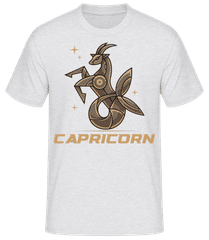 Mecha Robotic Zodiac Sign Capricorn · Men's Basic T-Shirt