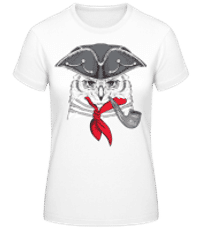 Matrosen Eule - Frauen Basic T-Shirt - Weiß - Vorne