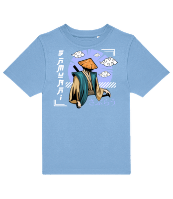 Samurai - Kids B&C T-Shirt - Light blue - Front