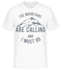 The Mountains Are Calling · Männer Basic T-Shirt