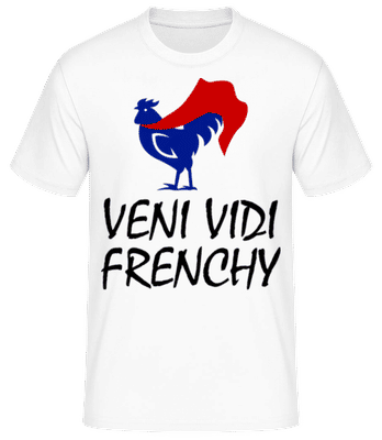 Veni Vedi Frenchy - T-shirt standard Homme - Blanc - Devant