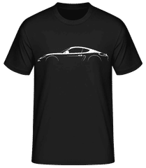 'Porsche Cayman 981' Silhouette · Men's Basic T-Shirt