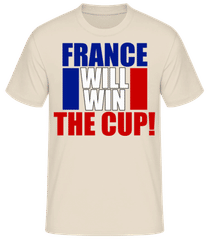Frankreich Wird Den Pokal Gewinn · Männer T-Shirt B&C