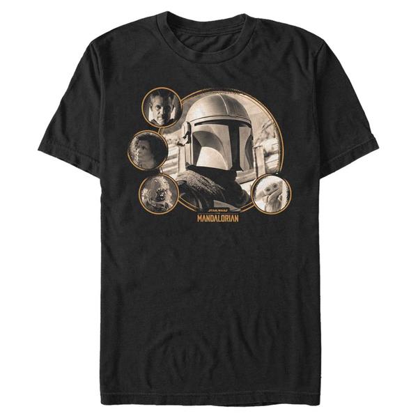 Aperçu: Star Wars - The Mandalorian - Skupina MandoMon Epi Mando - Homme T-shirt - Noir - Devant