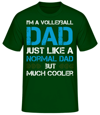 Volleyball Dad - Men's Basic T-Shirt - Bottle green - Front