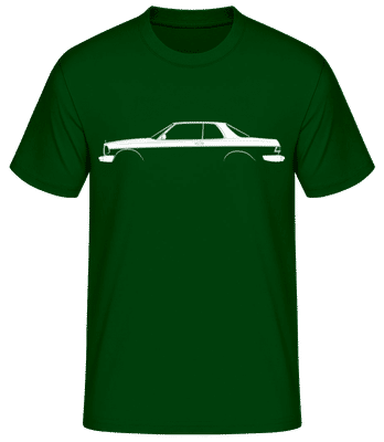 'Mercedes-Benz 280 CE C123' Silhouette - T-shirt standard Homme - Vert bouteille - Devant