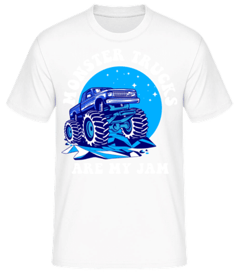 Monster Trucks Are My Jam - T-shirt standard Homme - Blanc - Devant