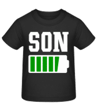 Son - Tričko pro miminka - Černá - Napřed