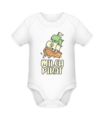 Baby Milch Pirat · Baby Bio Strampler