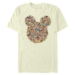 Disney - Mickey Mouse - Mickey Floral Head - Homme T-shirt