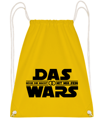 Das Wars Ehe - Turnbeutel - Gelb - Vorn