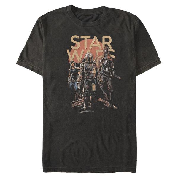Aperçu: Star Wars - The Mandalorian - The Mandalorian A Few Credits More - Homme T-shirt - Noir - Devant