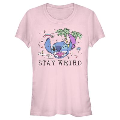 Disney - Lilo & Stitch - Stitch Trippy - Women's T-Shirt - Pink - Front