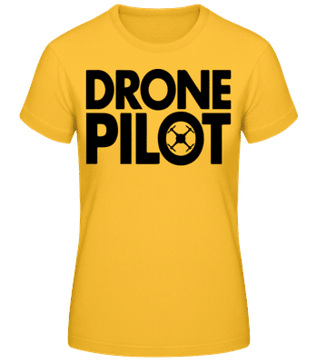 Drone Pilot - T-shirt femme B&C - Jaune doré - Devant