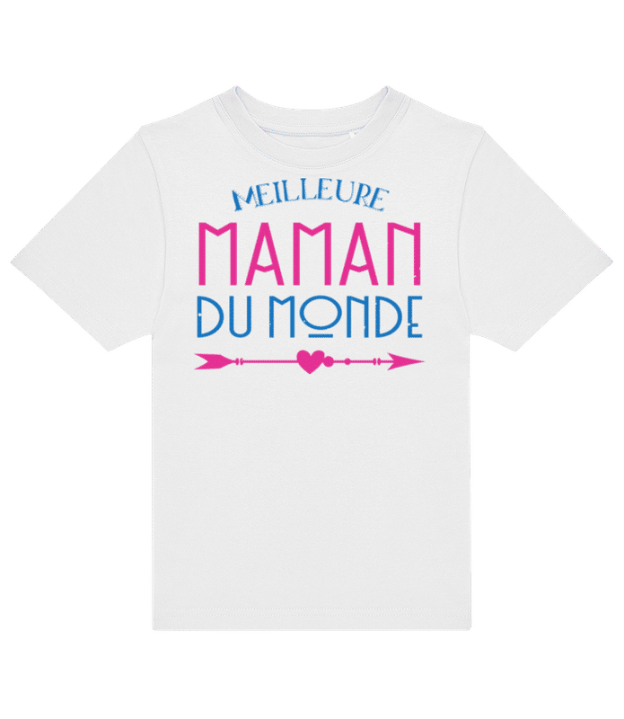 Aperçu: Meilleure Maman Du Monde - T-shirt homme B&C - Blanc - Devant