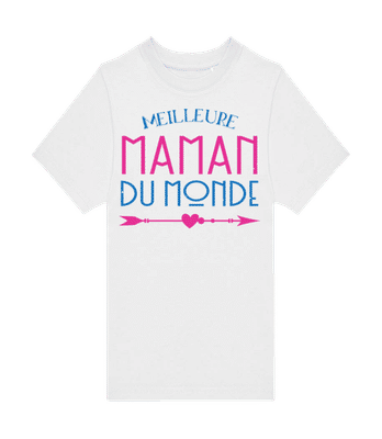 Meilleure Maman Du Monde - T-shirt homme B&C - Blanc - Devant