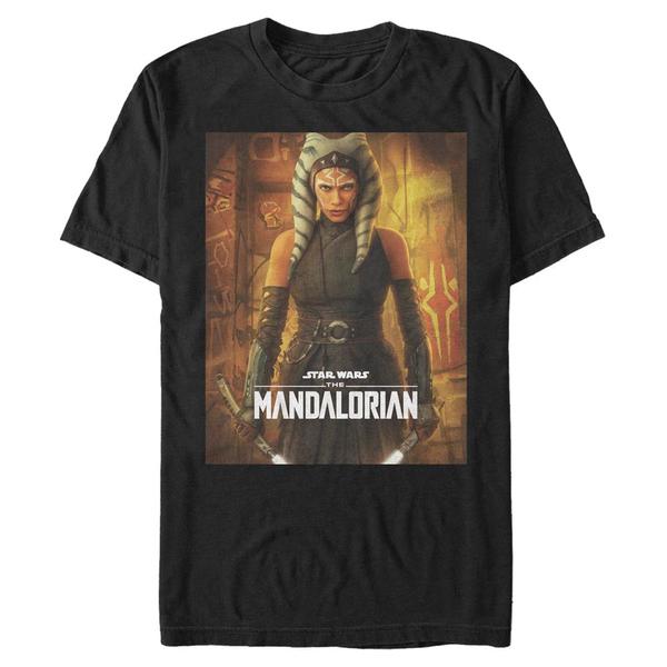 Aperçu: Star Wars - The Mandalorian - Ahsoka Poster - Homme T-shirt - Noir - Devant