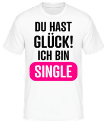 Du Hast Glück Single · Männer Basic T-Shirt
